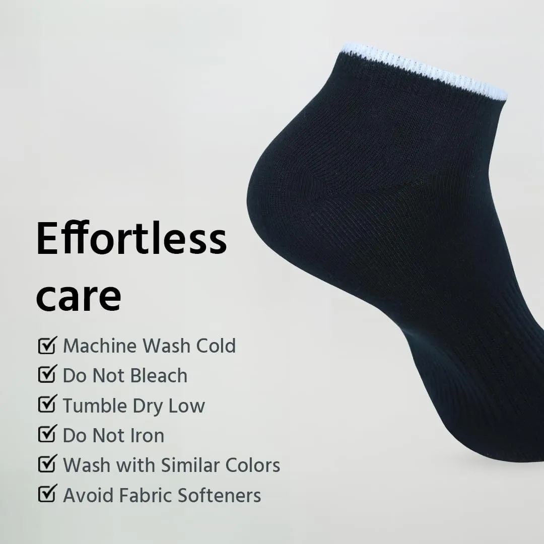 Mens No Show Socks |Pack of 3| Non Slip Invisible Low Cut Athletic Running Novelty Casual Invisible Liner Sock