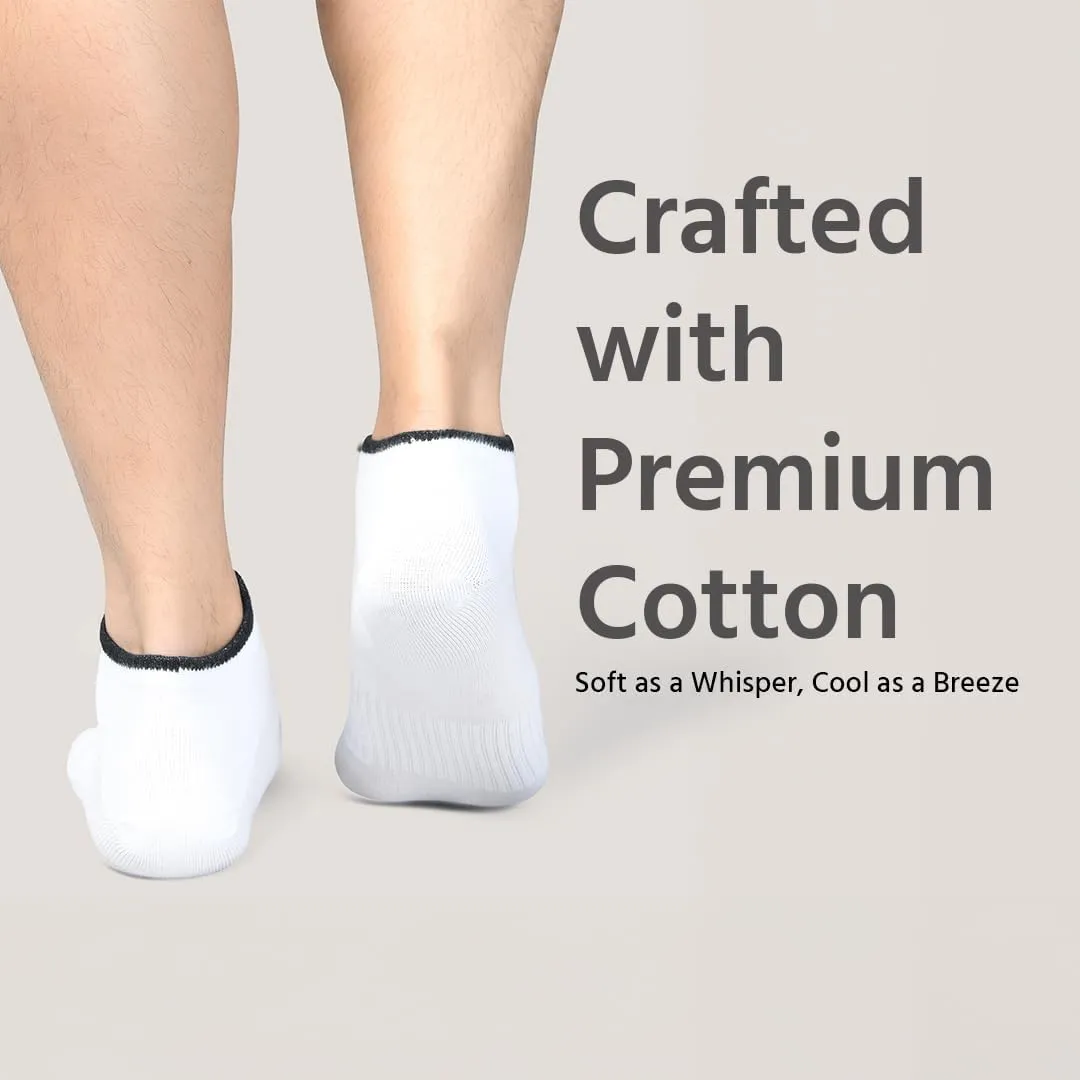 Mens No Show Socks |Pack of 4| Non Slip Invisible Low Cut Athletic Running Novelty Casual Invisible Liner Sock