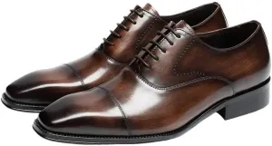 Men’s Premium Oxford Leather Dress Shoes for Business Attire, Church & Formal Events
