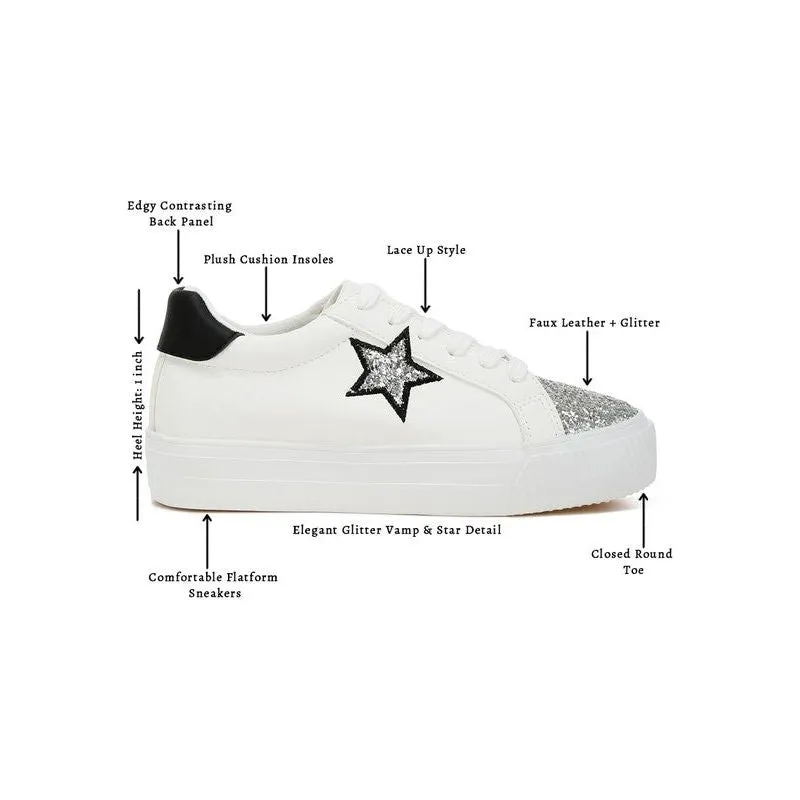 Merida Glitter Patch Chunky Sneakers