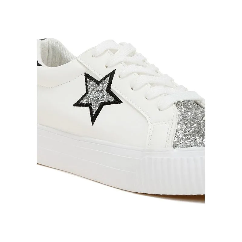Merida Glitter Patch Chunky Sneakers