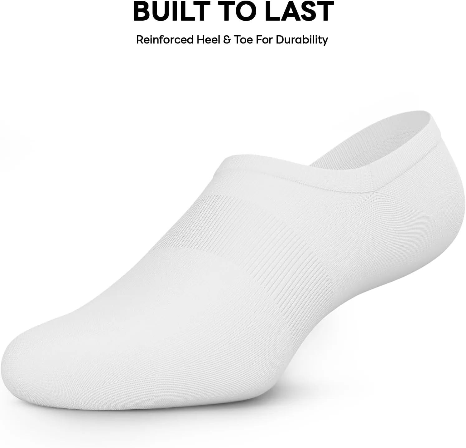 No Show Socks Womens, Premium Cotton Low Cut Non Slip Invisible Liner Socks 4/8 Pairs