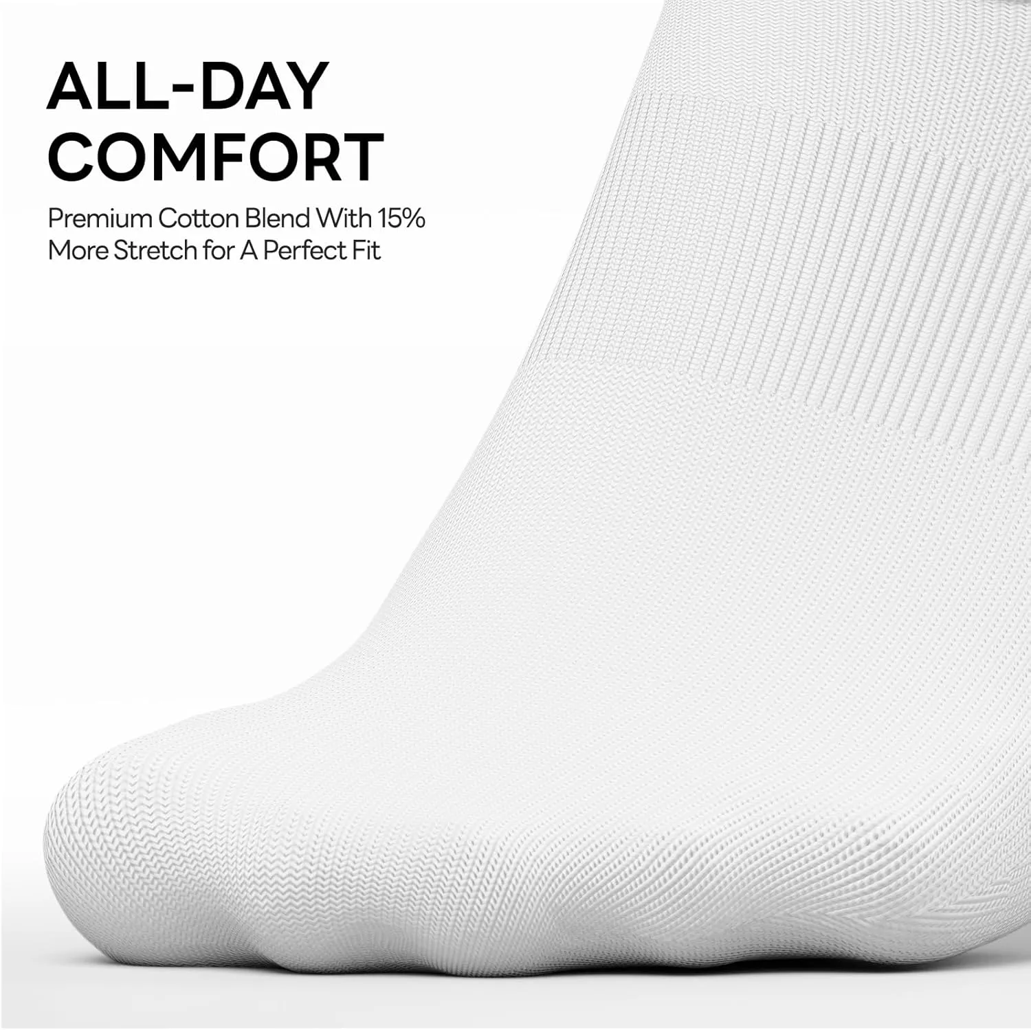 No Show Socks Womens, Premium Cotton Low Cut Non Slip Invisible Liner Socks 4/8 Pairs