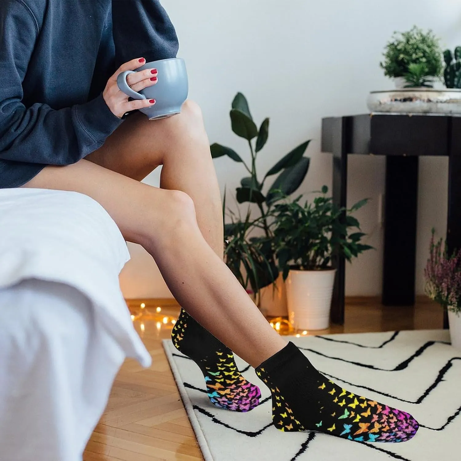 Novelty Low Cut Sock for Women, Casual Soft Athletic Ankle Socks Breathable Running Crew Socks, 5 Pair