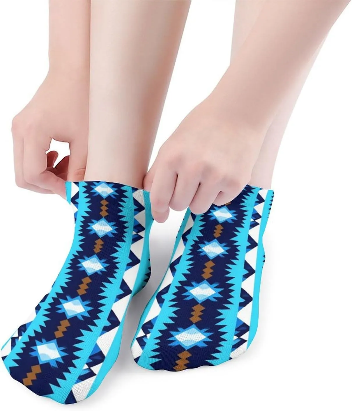 Novelty Low Cut Sock for Women, Casual Soft Athletic Ankle Socks Breathable Running Crew Socks, 5 Pair