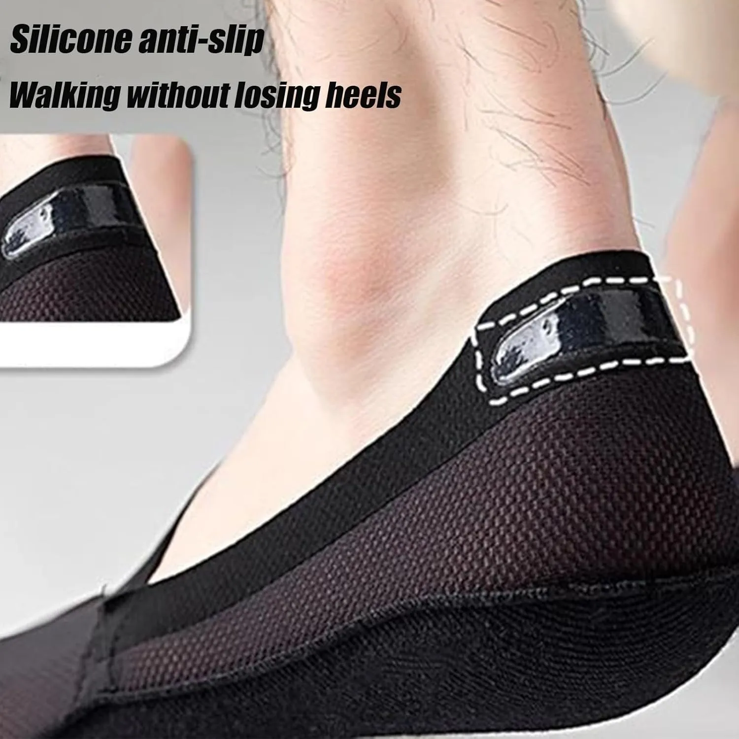 Repertoire Socks, Repertoire Ultra Thin Liner Socks Non Slip, Ice Silk Breathable Combed Cotton No Show Sock for Women Men(3pcs-B)