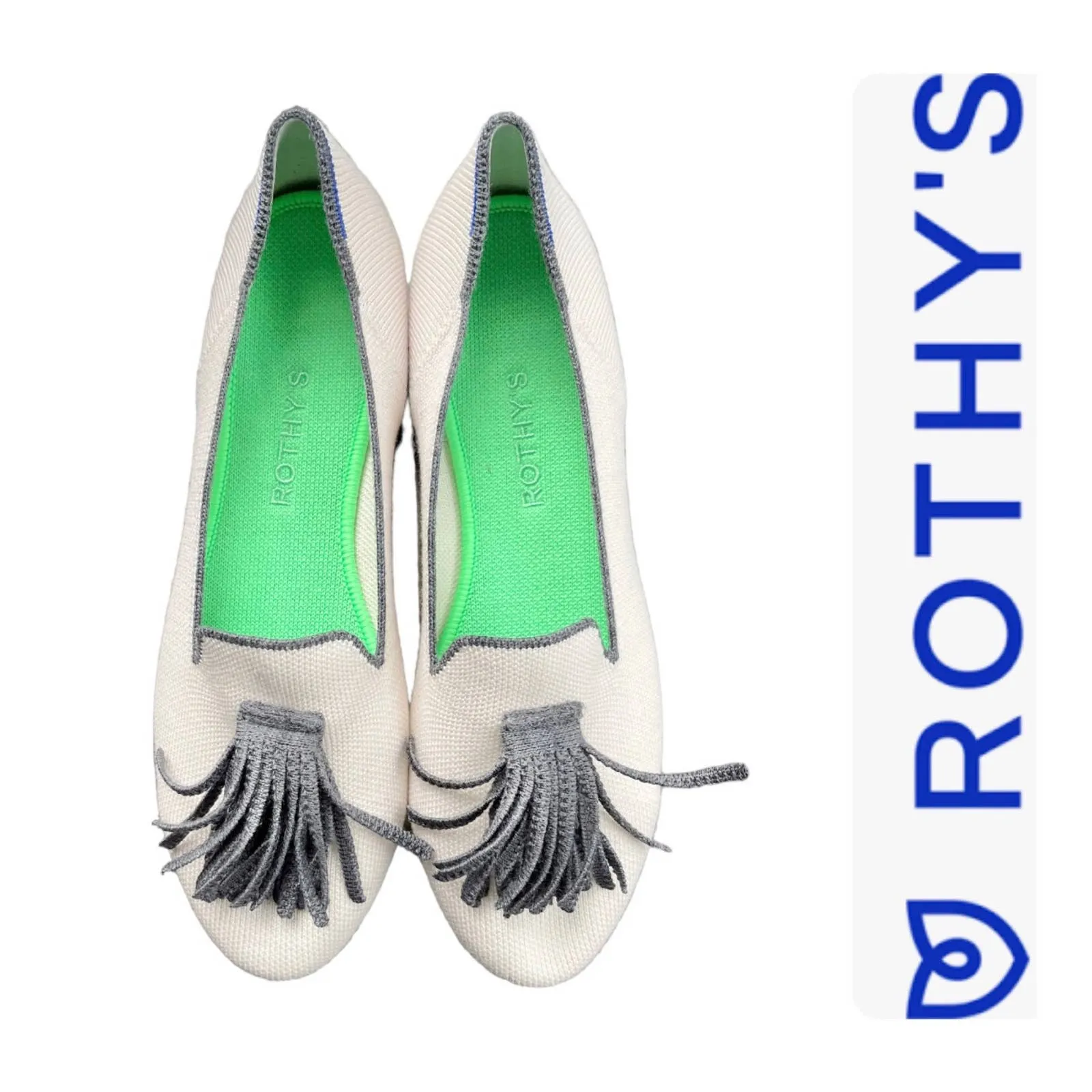 Rothy’s Tassel Loafers Flats Shoes Comfort Size 9 New