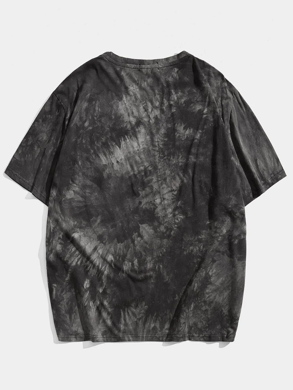 SHENHE Men's Casual Letter Print Short Sleeve Round Neck Regular Fit T Shirt Tops