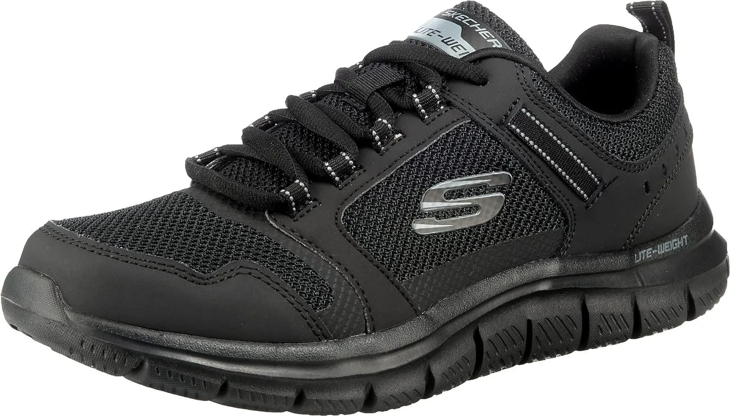 Skechers Mens Track KNOCKHILL Black Size 9