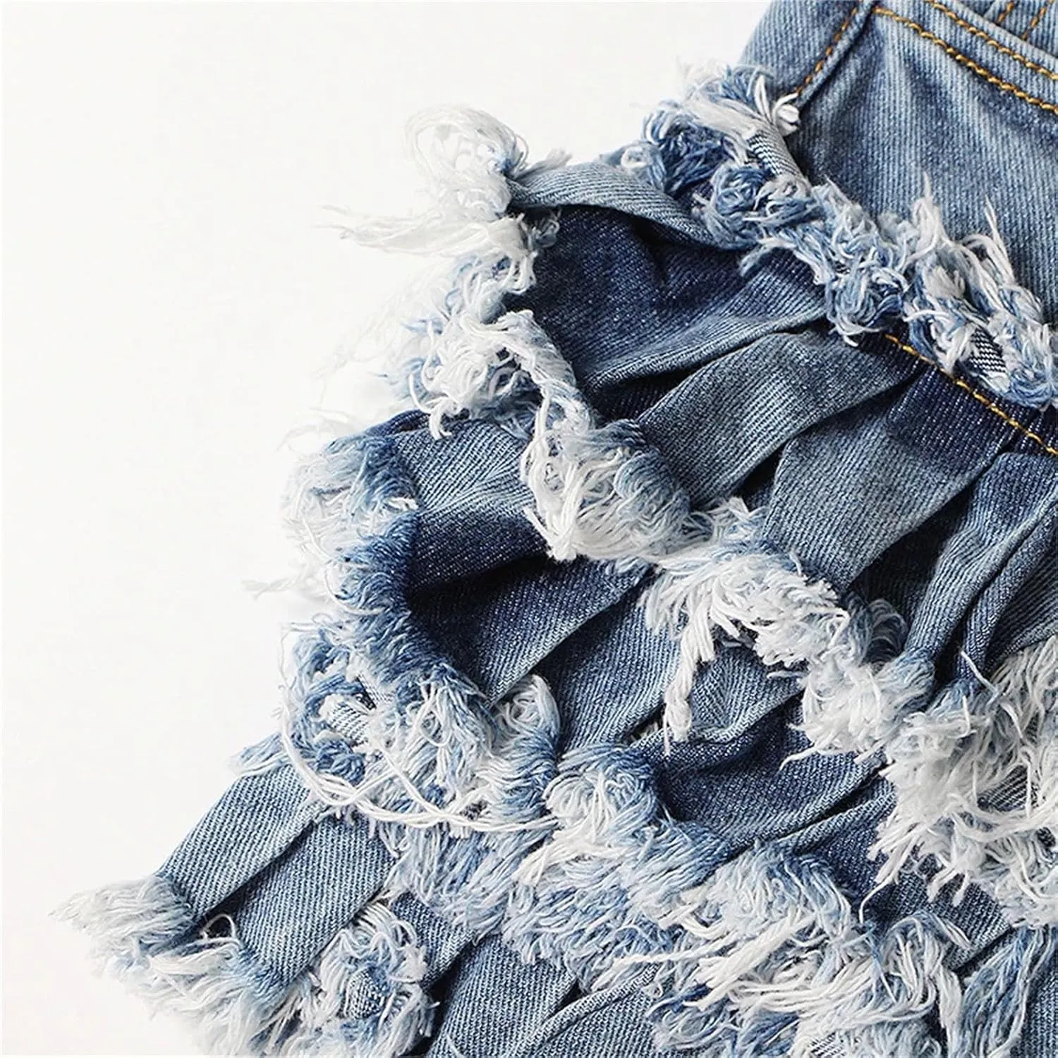 Spring Summer Pearl Embellished Denim Shorts Women High Waist Retro Chic Office Casual