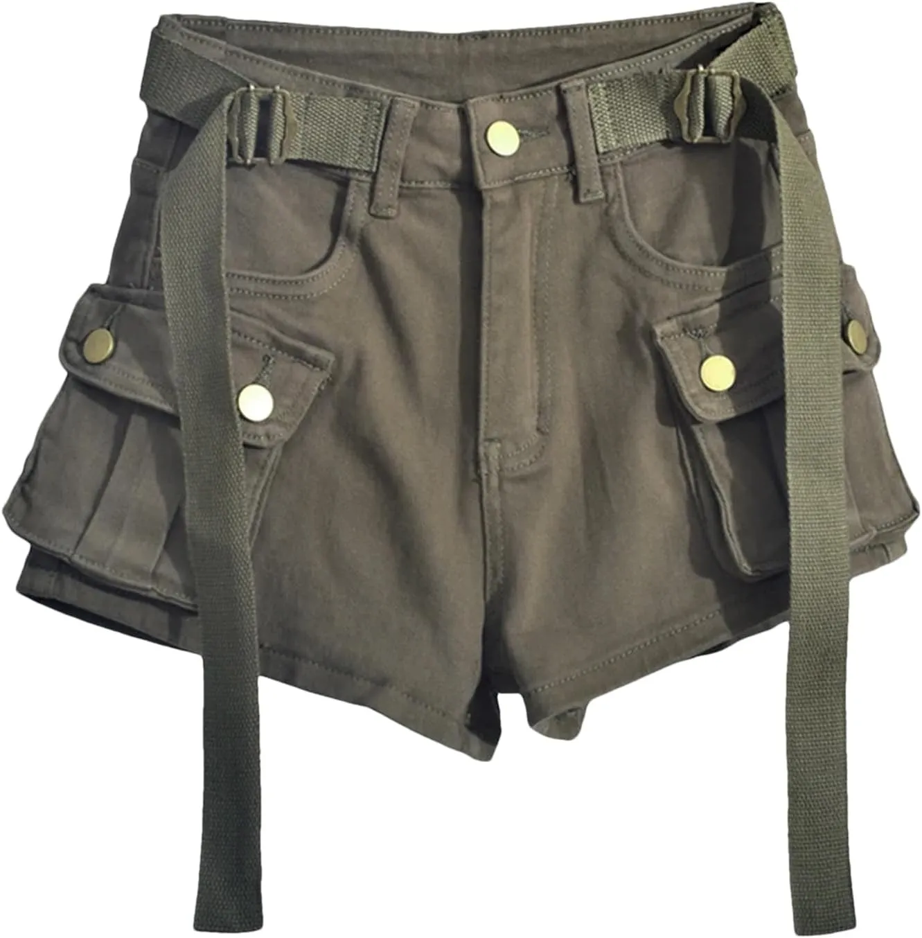 Spring Summer Vintage Floral Denim Shorts Women High Waist Casual Loose Fit Streetwear