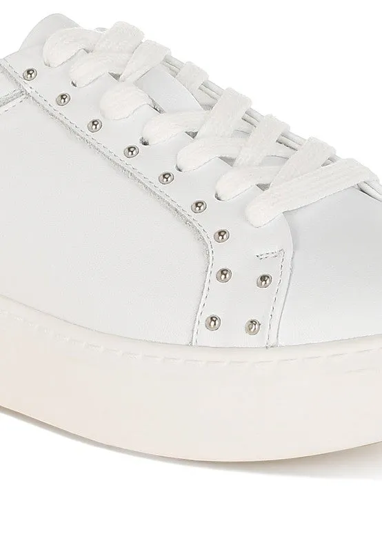 Strider Studs Embellished Chunky Sneakers for Stylish Comfort