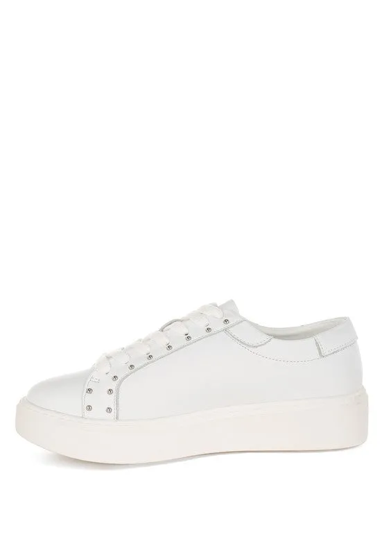 Strider Studs Embellished Chunky Sneakers for Stylish Comfort