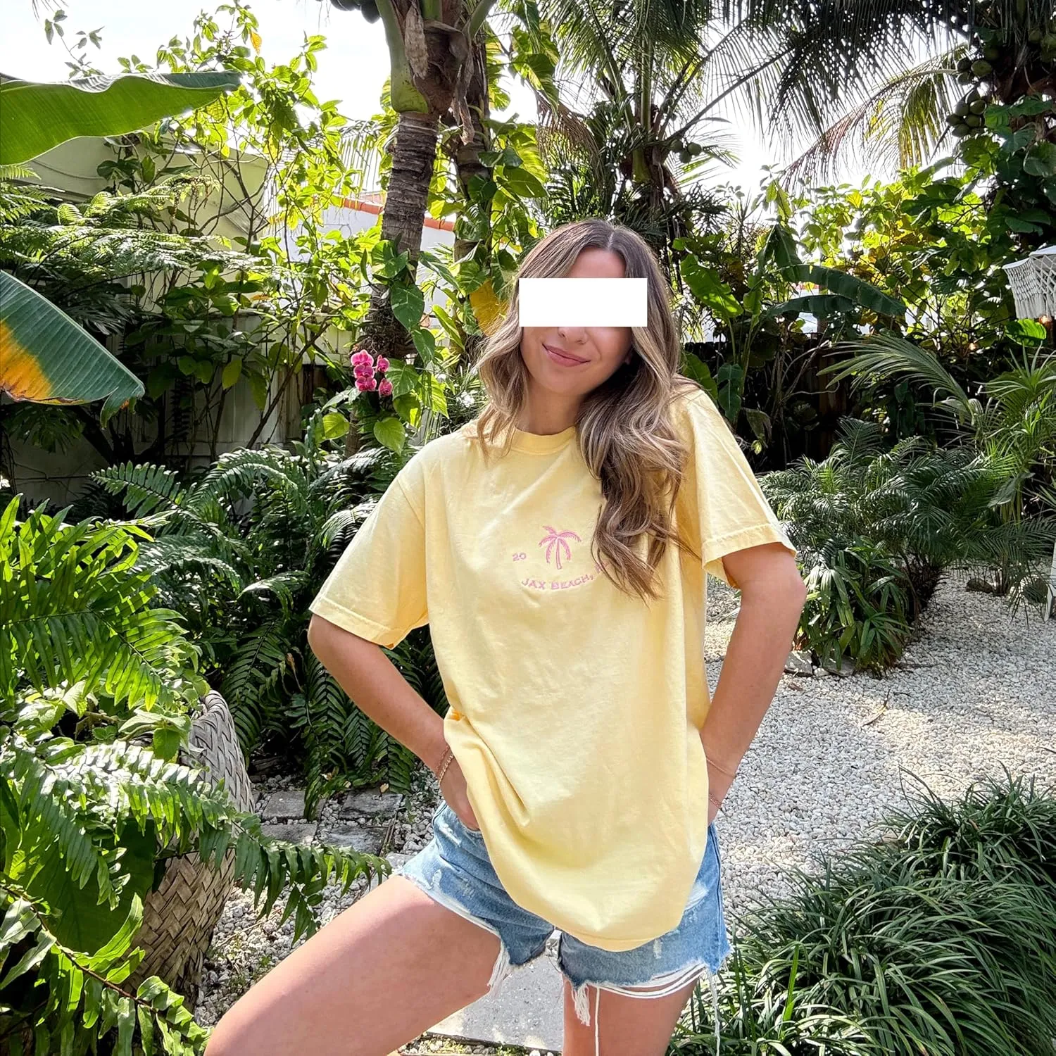 Summer Oversized Flower Graphic Tees Y2k Coastal Beach Palm Surfboard Tops Baggy T-Shirts Teen Girls Preppy Clothes