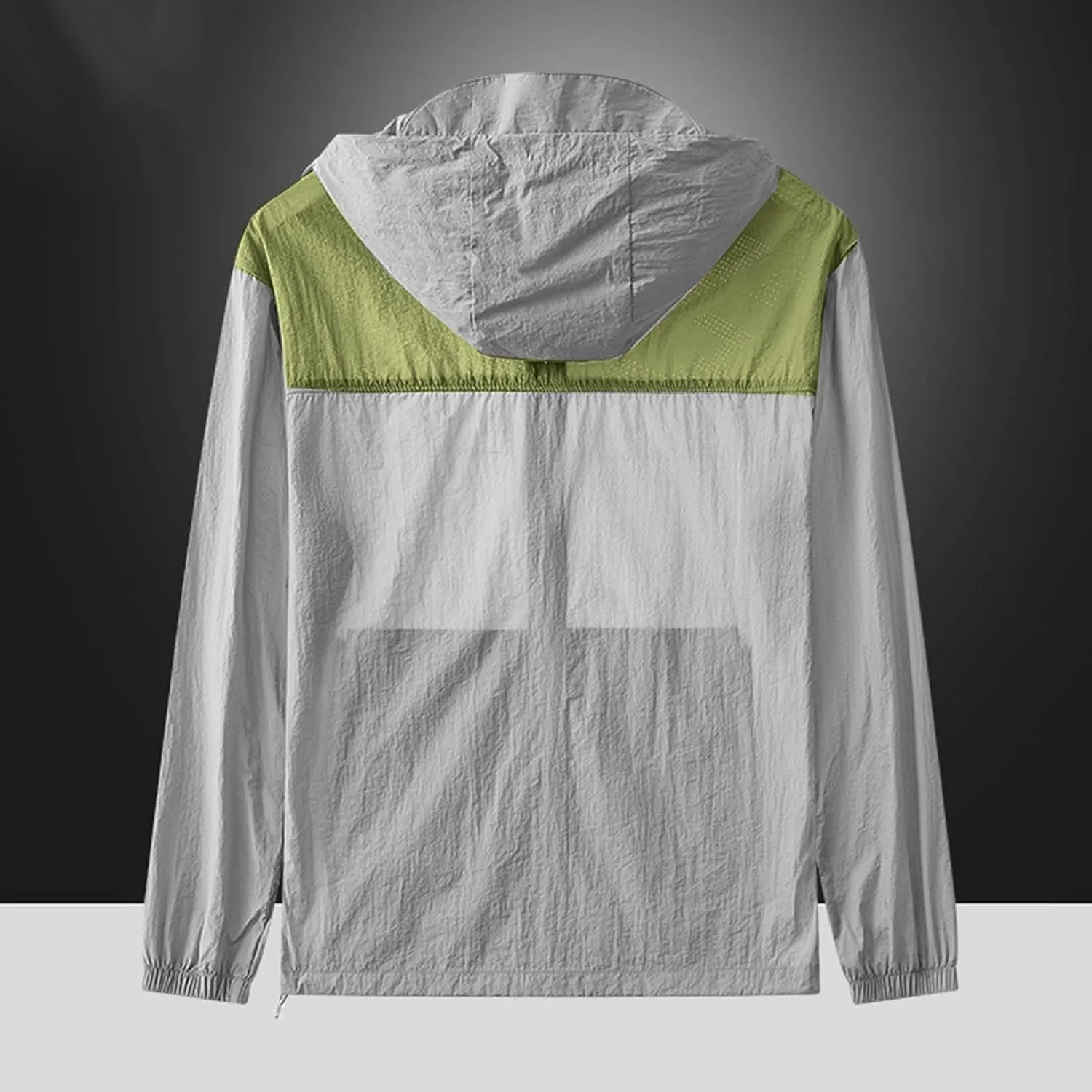 Sun Protection Shirts for Men Lightweight Quick Dry Workout Tops UV Protection Hiking Outdoor Hoodies with Pocket