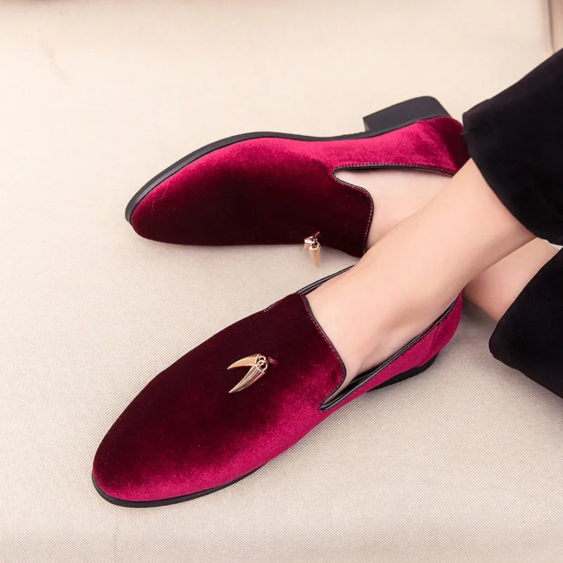 The Horn - Velvet Loafers  | CATICA Couture
