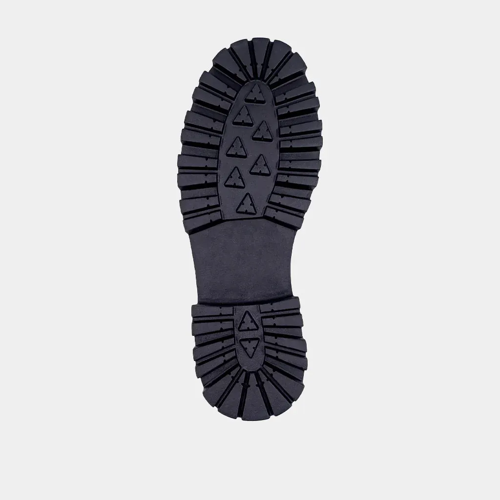 Tiffany Mule Loafers in Black Patent