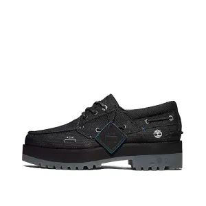 Timberland Women's Future 73 3eye Boat Shoes Black x A-COLD-WALL*