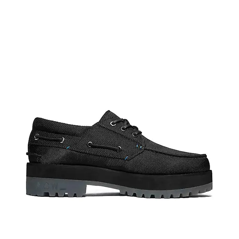 Timberland Women's Future 73 3eye Boat Shoes Black x A-COLD-WALL*