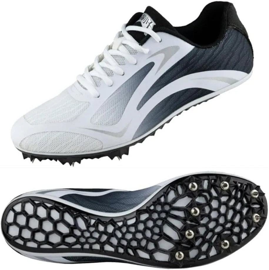 Track and Field Spike Shoes Running Sprint Shoes Track and Field Shoes 8 Nails Breathable Lightweight Professional Athletic training Shoes Mesh leather Buffer Unisex(Boys, Girls,Womens, Mens),35-45 EU