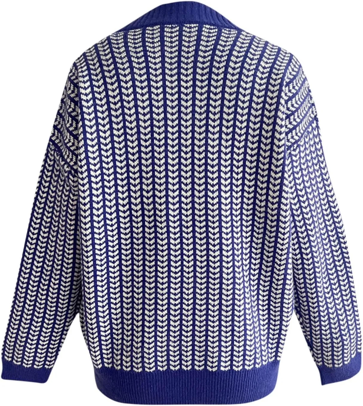 Trendy Oversized Cardigan for Women 2024 Open Front Chunky Knit Sweaters Long Sleeve Knit V Neck Outerwear Coats