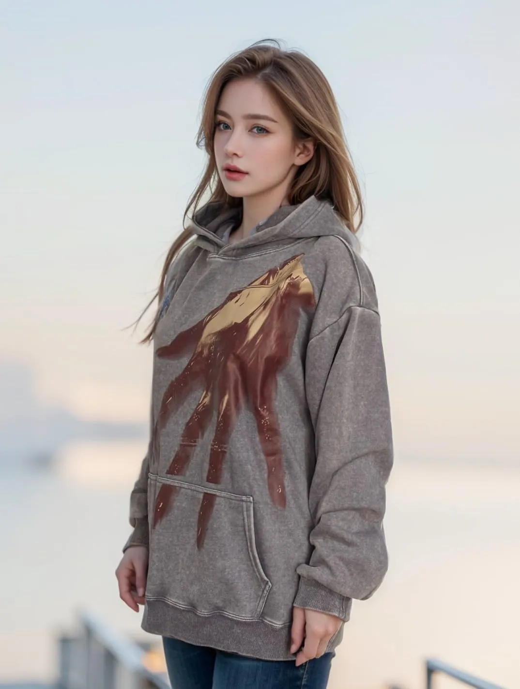 Unisex 3D Blood Hand/Spider Horror Hoodie Dark Streetwear Gothic Punk High Street Fashion Halloween Must-Have