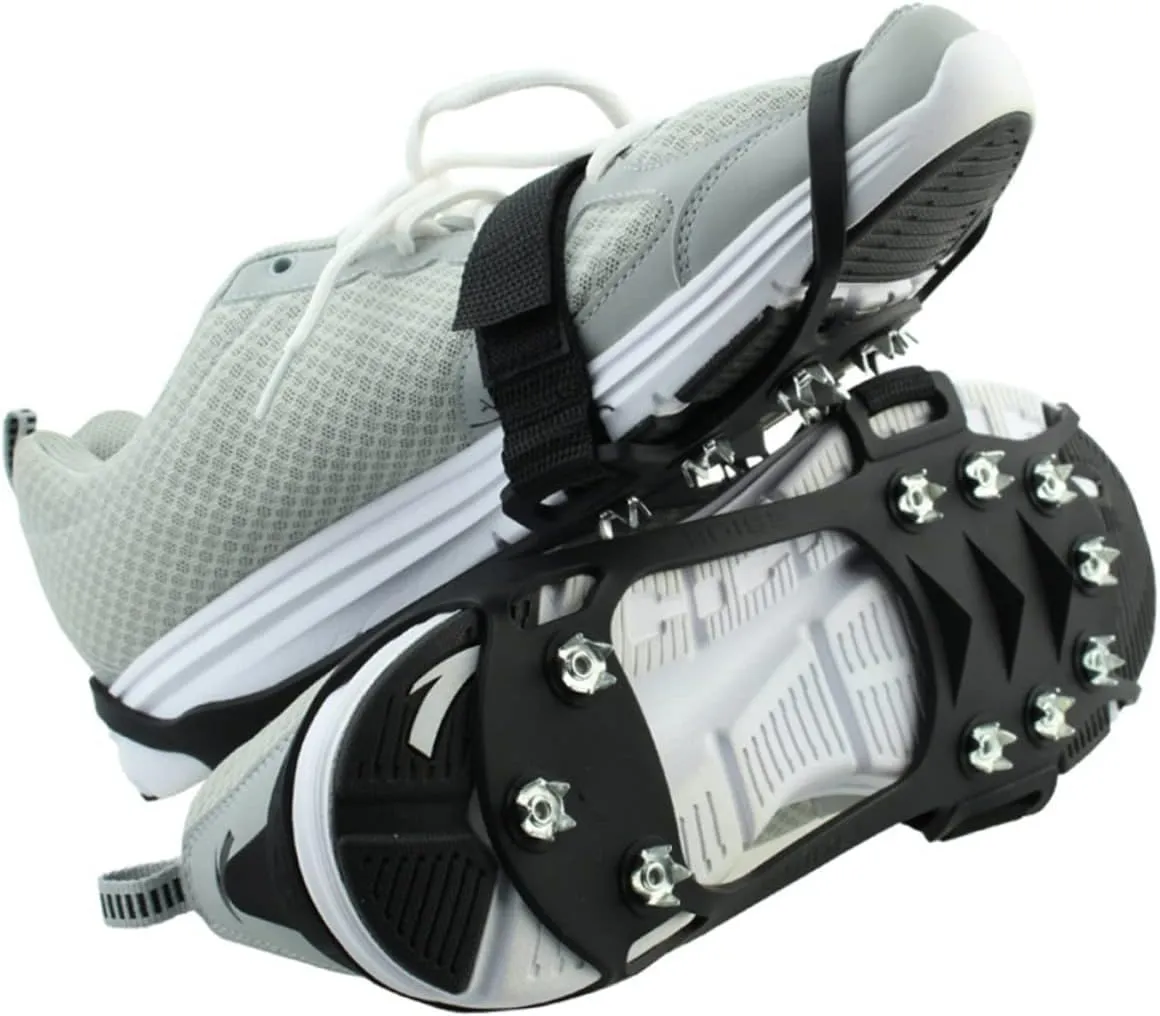 VANZACK Snow Cleats Ice Cleats Ice Crampons Snow Grips for Shoes Crampons for Hiking Ice Spikes Ice Grips for