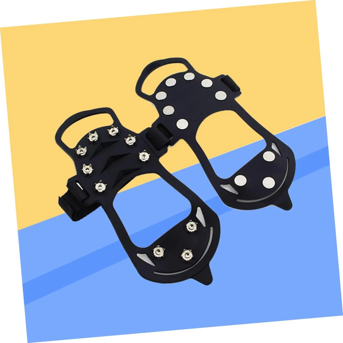 VANZACK Snow Cleats Ice Cleats Ice Crampons Snow Grips for Shoes Crampons for Hiking Ice Spikes Ice Grips for