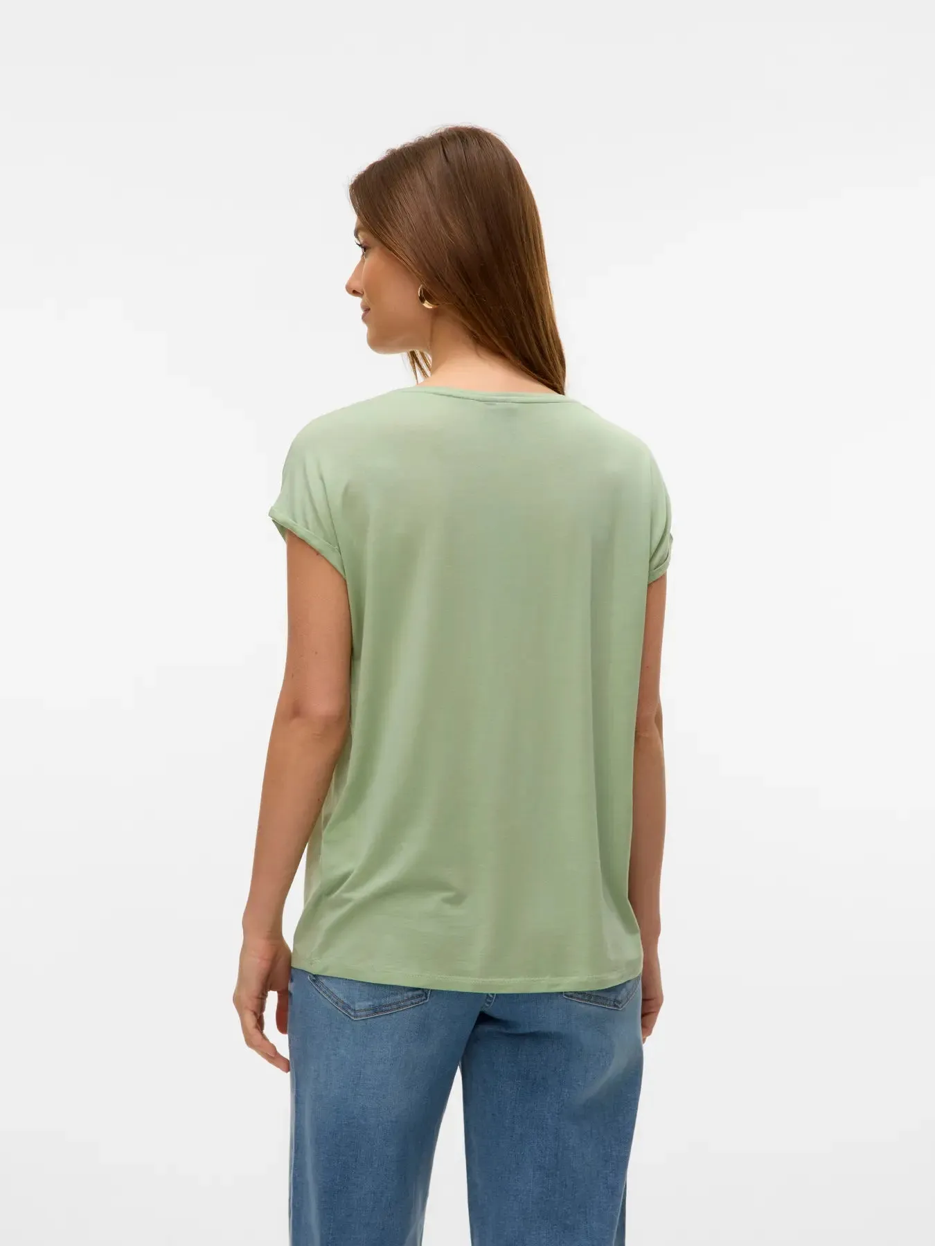 Vero Moda Smoke Green Ava tee