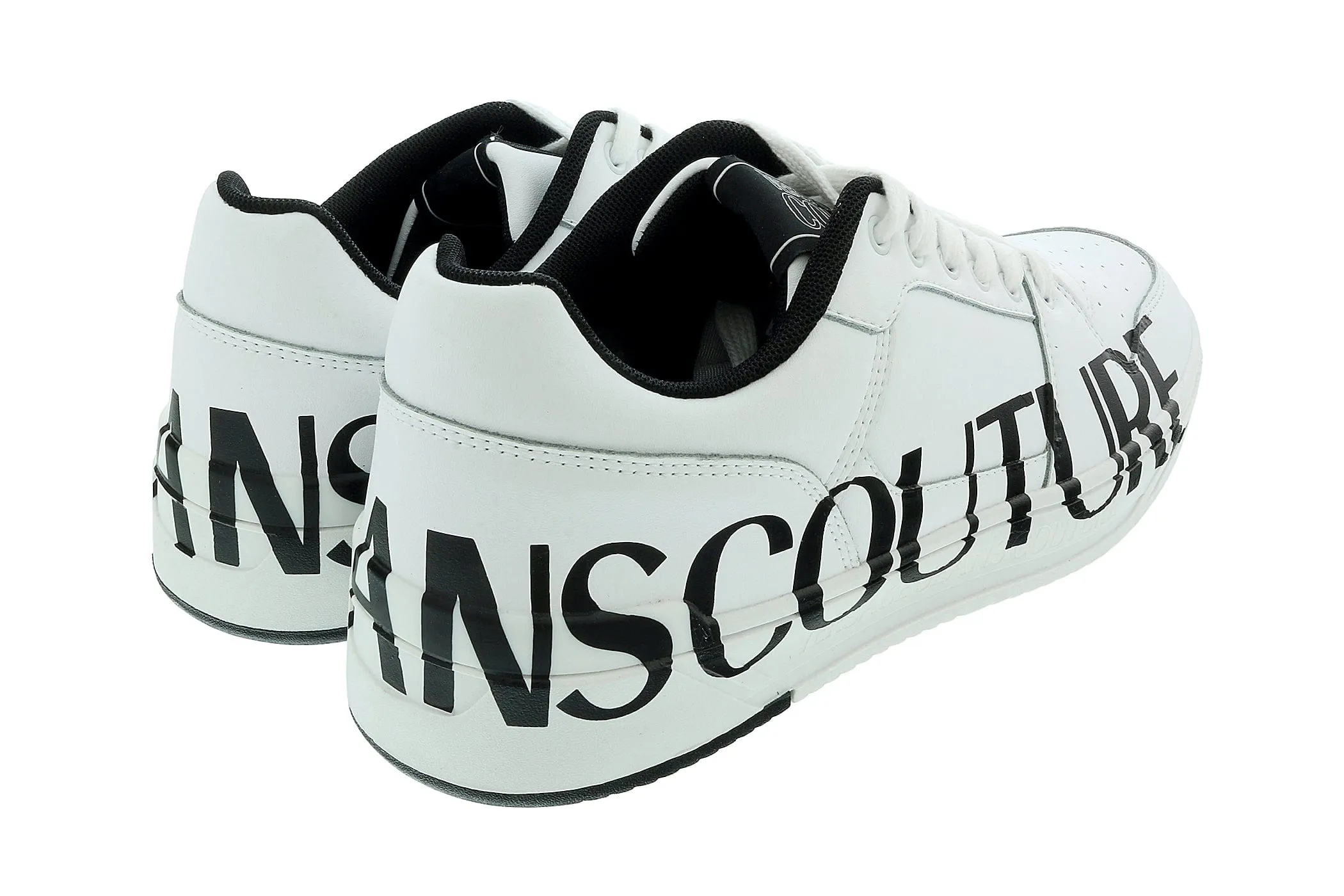 Versace Jeans Couture White Fashion Court Sneakers-