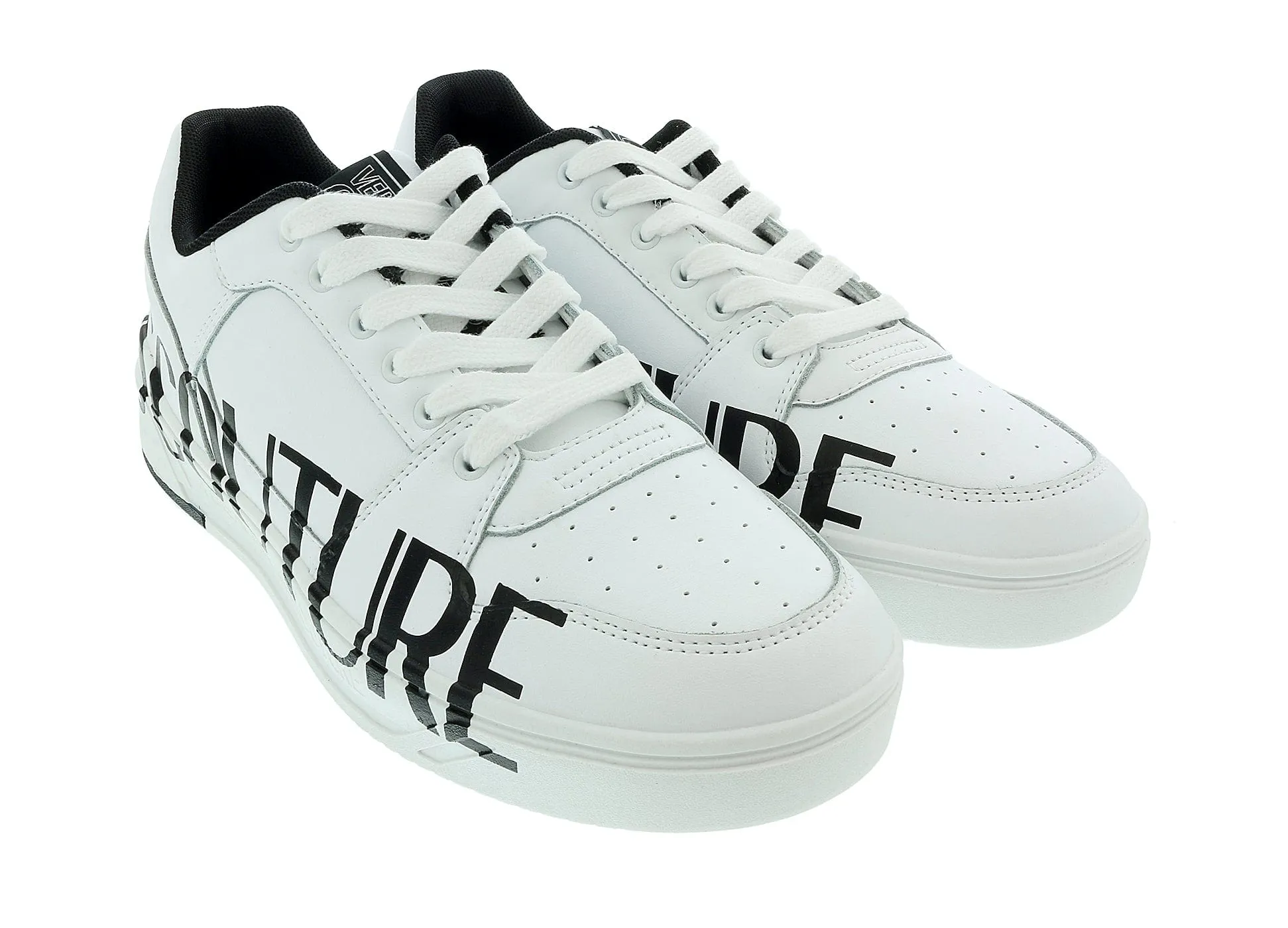 Versace Jeans Couture White Fashion Court Sneakers-
