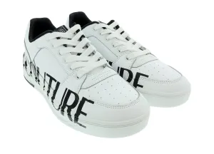 Versace Jeans Couture White Fashion Court Sneakers-