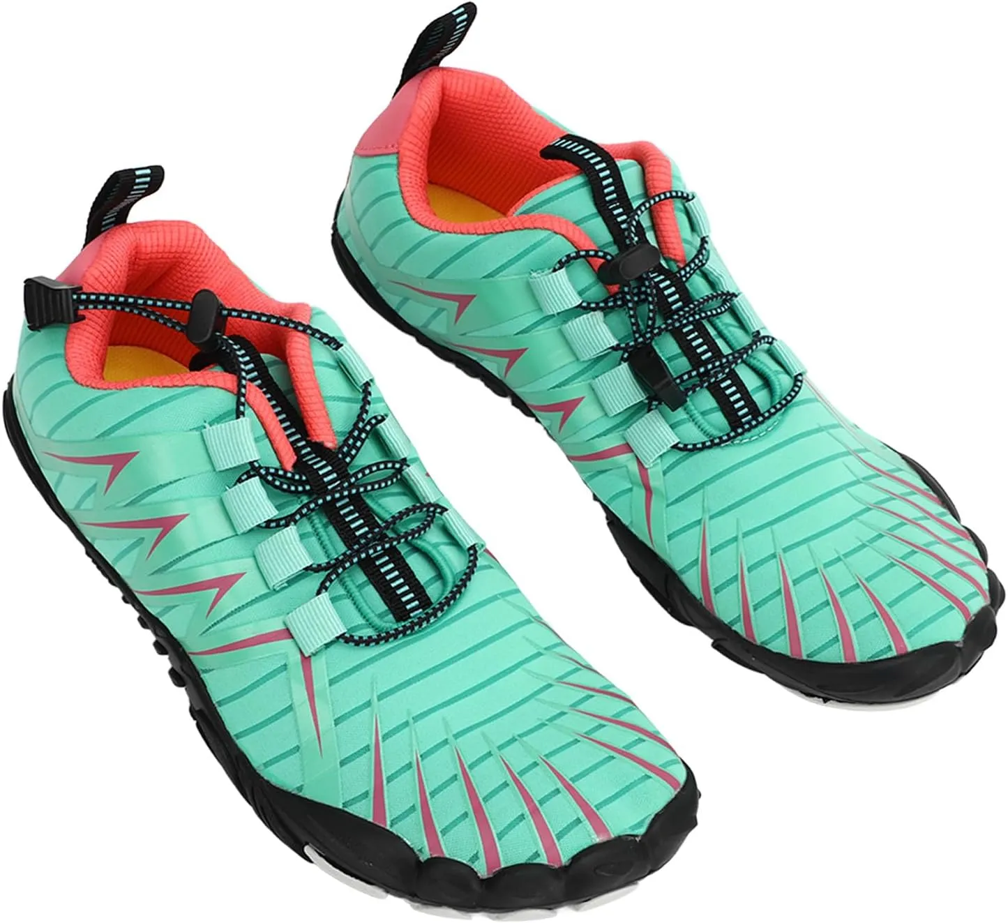 Women Climbing Shoes, Prevent Slip Breathable Lightweight Lady Water Shoes for Beach Hiking Driving Women Green