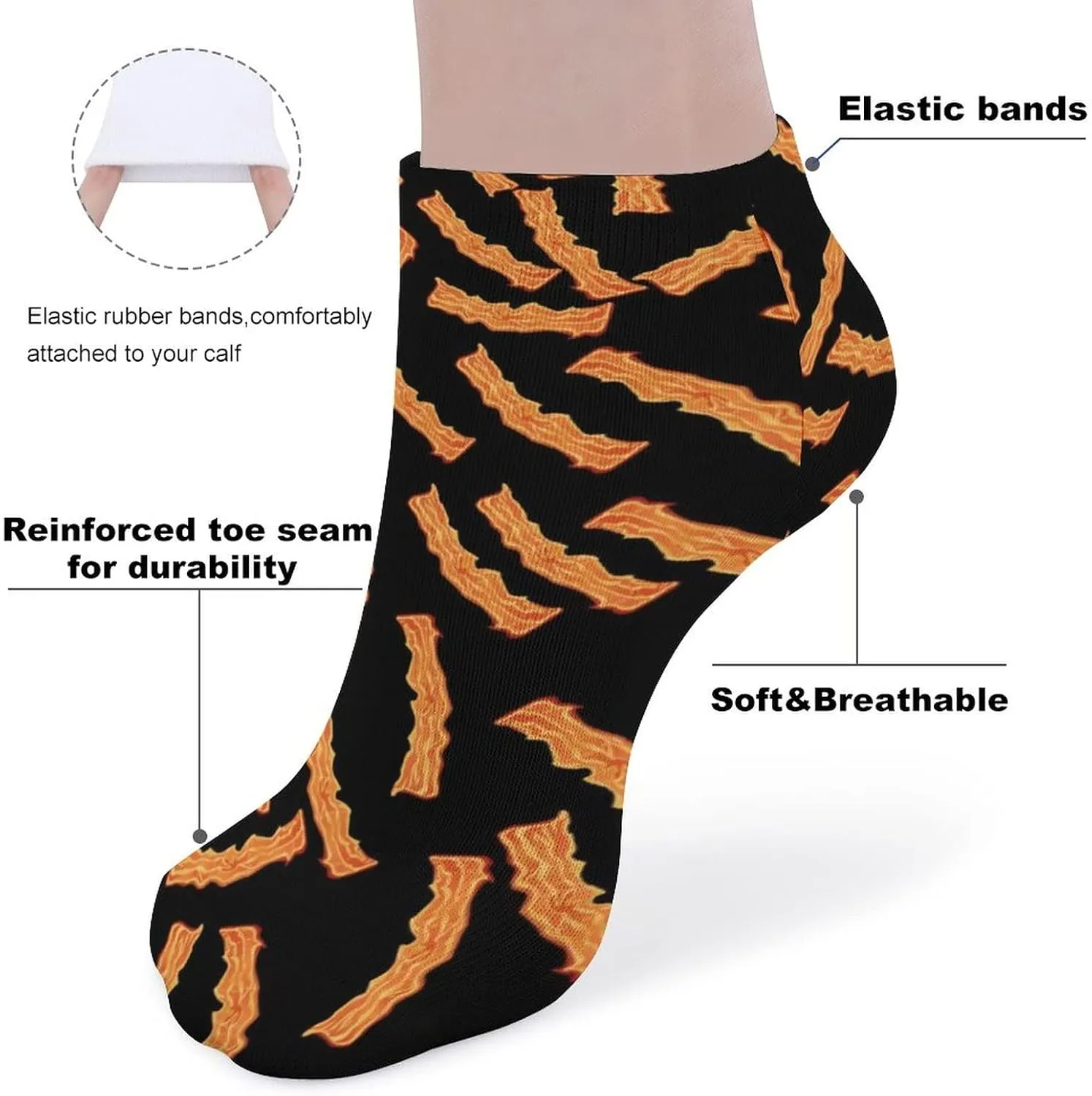 Women Girls Cute Ankle No Show Low Cut Socks Athletic Short Trail Socks Gift