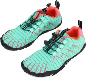 Women's Climbing Shoes: Prevent Slip, Breathable, Lightweight Lady Water Shoes for Beach, Hiking, and Driving (Green)(Size:40)