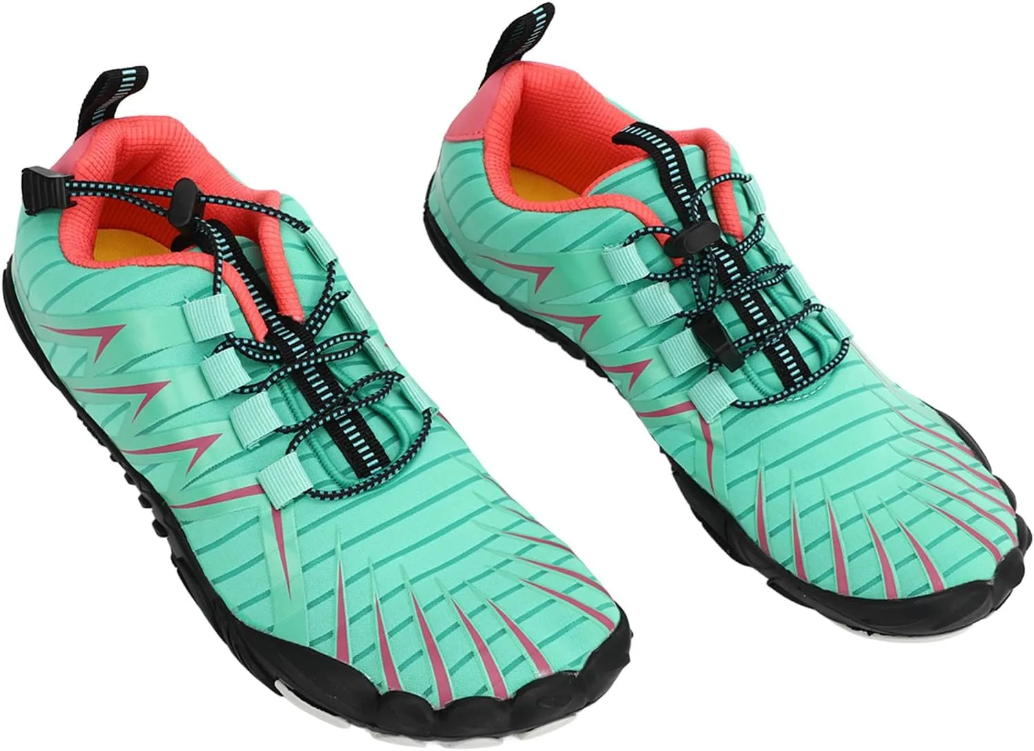 Women's Climbing Shoes: Prevent Slip, Breathable, Lightweight Lady Water Shoes for Beach, Hiking, and Driving (Green)(Size:40)