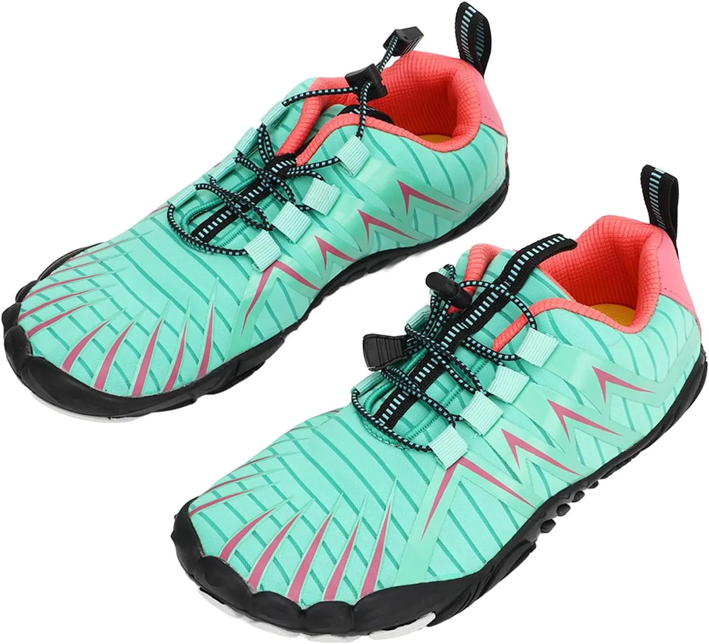 Women's Climbing Shoes: Prevent Slip, Breathable, Lightweight Lady Water Shoes for Beach, Hiking, and Driving (Green)(Size:40)