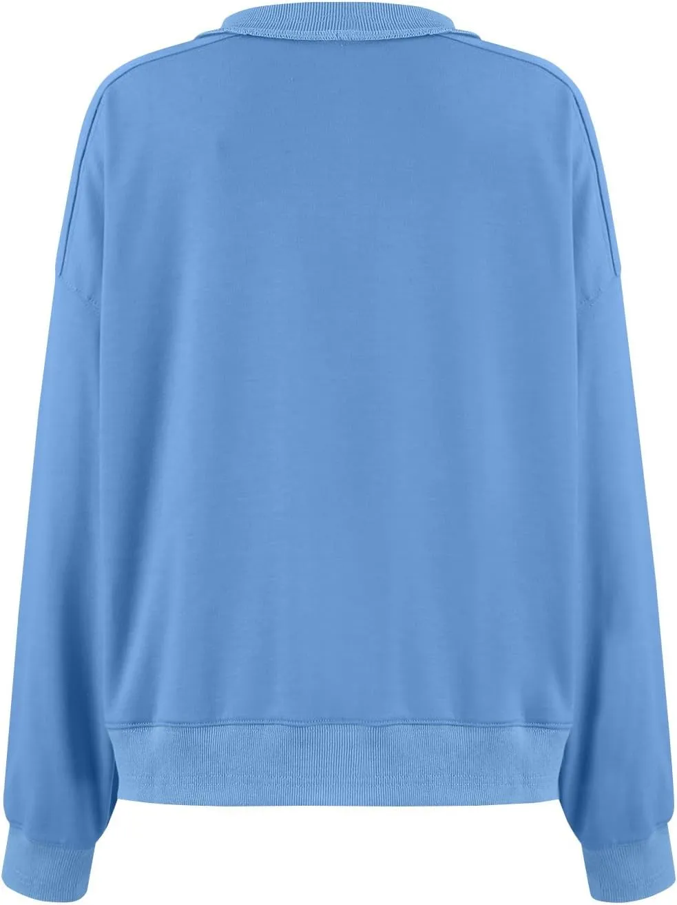Women's Crewneck Solid Cropped Hoodies Fleece Loose Pullover Casual Loose Clothes for Women Short Blouse Tops