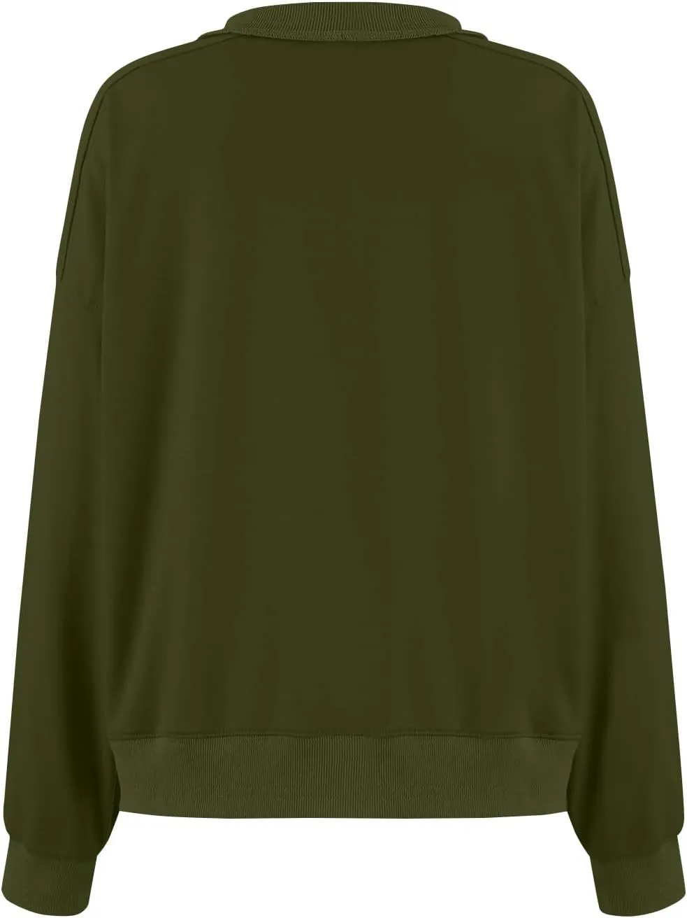 Women's Crewneck Solid Cropped Hoodies Fleece Loose Pullover Casual Loose Clothes for Women Short Blouse Tops