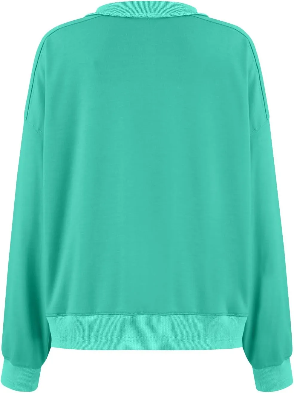 Women's Crewneck Solid Cropped Hoodies Fleece Loose Pullover Casual Loose Clothes for Women Short Blouse Tops